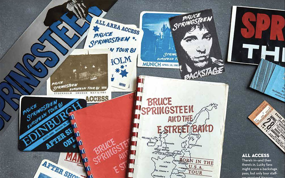 Tour items from the Archives